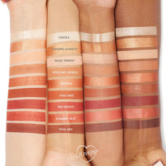 ColourPop Rock On Eyeshadow Palette: pigmentación intensa y aplicación suave para difuminar.