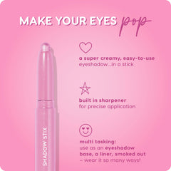 Applying ColourPop Shadow Stix on lid for smooth, effortless glide.