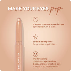 ColourPop Shadow Stix shadow-base-liner versatility on eyelid for multiple looks