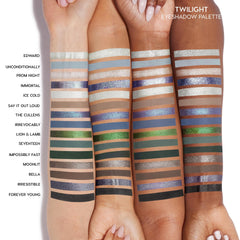 ColourPop Twilight Palette Unconditionally en mate gris-azulado para looks suaves y definidores