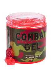 Botella de Combat Gel fijación extrema de 500 ml para un acabado duradero.
