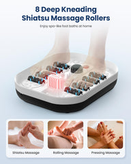 COMFIER foot spa includes pumice stone for home pedicure care.