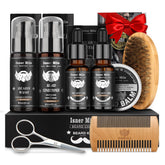 Comfy Mate beard kit packaging, premium gift-ready presentation for him.