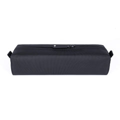 Comfyable small toiletry bag closed, compact travel companion for everyday essentials.