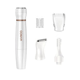 Conair All-In-1 facial trim system for precise facial grooming.