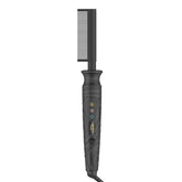 Conair Curl Collective ceramic pressing comb close to roots for silky straightening and flyaway control.