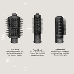 Conair Curl Collective kit in use showing customizable blowout for curls