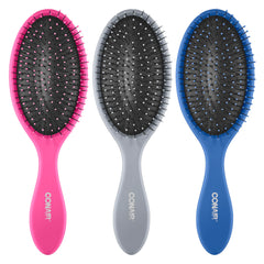 Conair detangling hair brush set in blue helps glide through knots