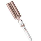 Conair Double Ceramic 3-Barrel Curling Iron main shot showing triple barrels for continuous waves