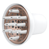 Conair Double Ceramic Diffuser Bowl attachment boosting volumized curls and quick drying.