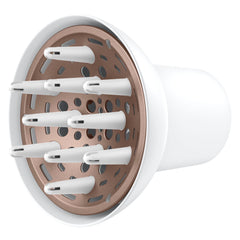 Conair Double Ceramic Diffuser Bowl attachment boosting volumized curls and quick drying.
