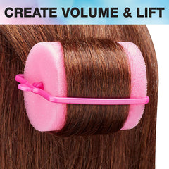 Conair jumbo rollers are gentle on hair for bouncy curls.