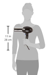 Conair hair dryer tourmaline-ceramic-technology distributes even heat.