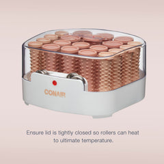 Conair HairSetter 3-4-inch roller in use for defined waves.