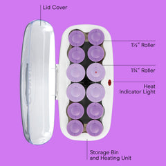 Conair hot rollers four super jumbo 1.75-inch rollers ready for volume