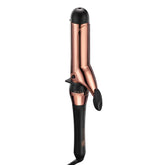 Conair INFINITIPRO Rose Gold Titanium curling iron with 1.5-inch barrel for smooth waves.