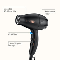 Conair Mighty Mini compact design ready for travel in any bag