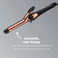 Conair INFINITIPRO Rose Gold Titanium 1-Inch Curler with 30-second heat-up