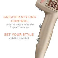 Conair InfinitiPRO wide-tooth detangling comb for easy detangling
