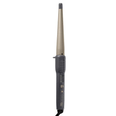 Conair InfinitiPro You Curl wand close-up shows the conical barrel for natural, kink-free curls