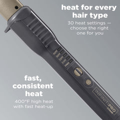 LED indicators beside the five heat settings on the You Curl wand