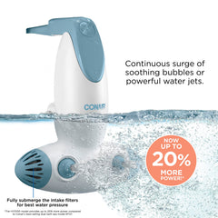 Conair Jet Hydro Spa dual jets delivering targeted massage for achy muscles