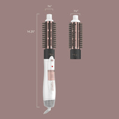 Conair one-half-inch thermal brush creates voluminous curls with fast drying