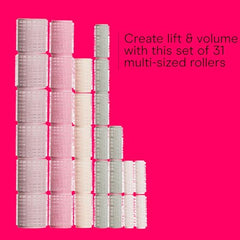Conair rollers demonstrated on wet hair for flexible curl formation.