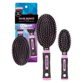 Conair Salon Results Cushion Hairbrush full-size detangles wet and dry hair with ball-tipped bristles.