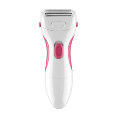 Conair Satiny Smooth shaver close-up shows dual foils delivering a comfortable, precise shave on face and legs