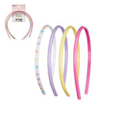 Conair Scunci skinny headband pink pastel for secure all-day hold and easy styling