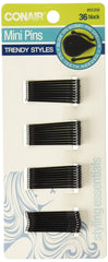 Conair Mini Pins en negro para fijar peinados con precisión