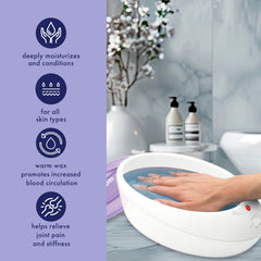 Conair True Glow paraffin bath for heels smooths rough skin.