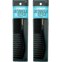 Conair Wide-Tooth Lift Comb gliding through wet hair for detangling.