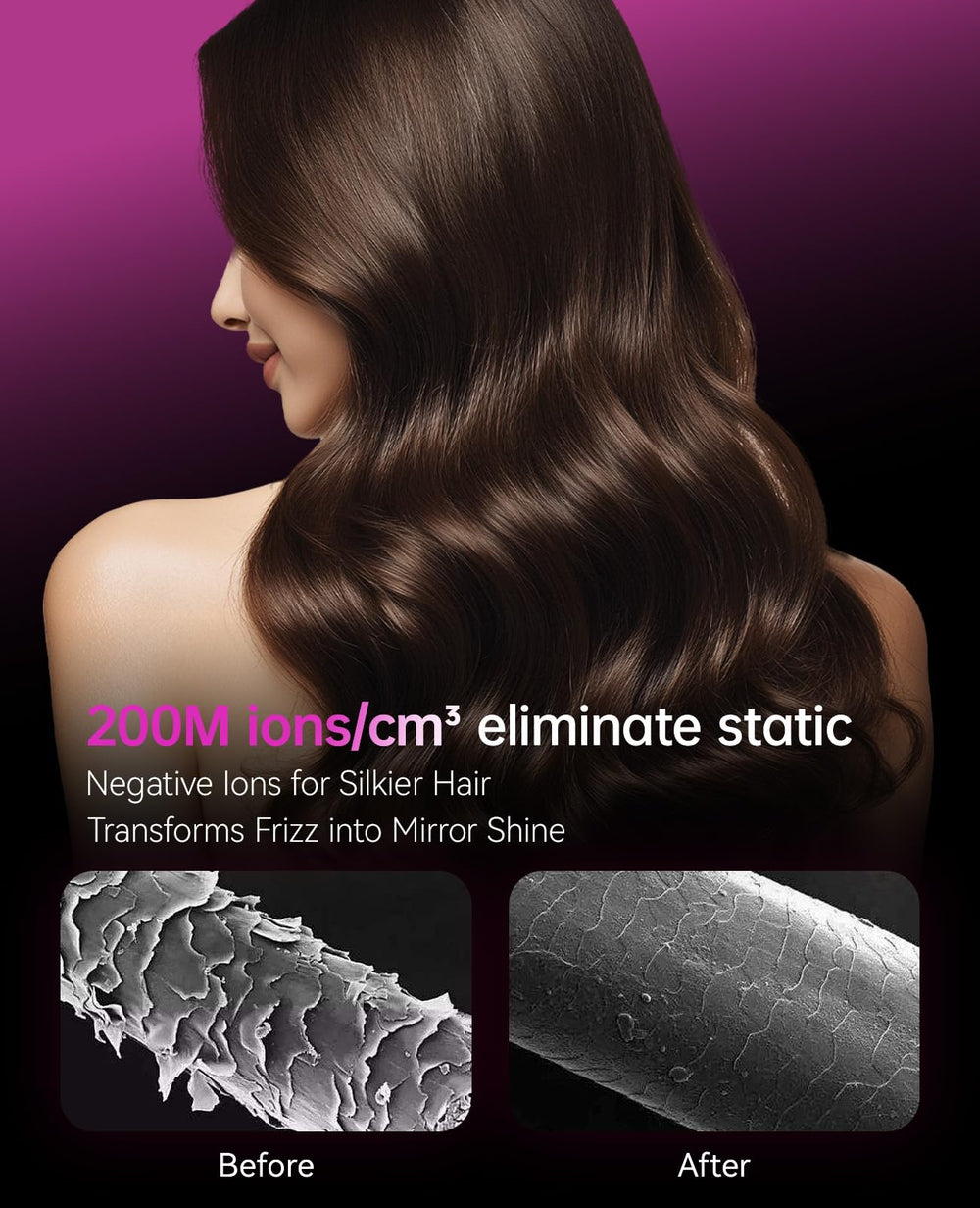 CONFU hair dryer constant temperature distribution for even heat.