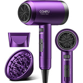 CONFU hair dryer diffuser attachment enhances natural curls and even drying.