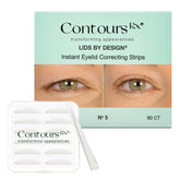 Contours Rx Lids by Design packaging highlights non-surgical eyelid lift for hooded lids