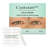 Contours Rx Lids by Design packaging showing a ready‑to‑use eyelid lift solution.