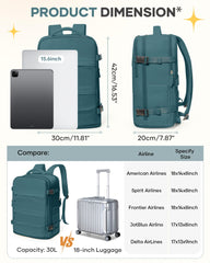 Coofay backpack featuring waterproof wet pocket for damp items