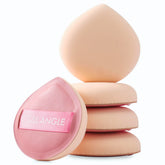 Cool-Angle 5pcs pink makeup sponge collection for versatile blending