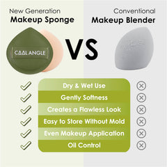Cool-Angle makeup sponge concealer blender for precise application and blendable results.