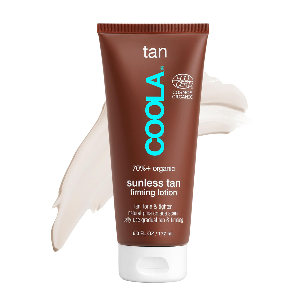 COOLA pina colada self-tanner bottle for a natural glow