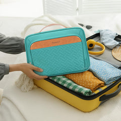 COOSKY jewelry organizer compartment neatly stores accessories for easy access.