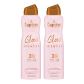 Coppertone Glow brilla en bote: iluminador suave para la piel.