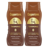 Coppertone loción bronceadora SPF 8, textura ligera para uso diario