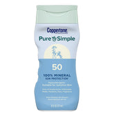 Coppertone Puro y Simple: botella SPF50 para piel sensible y uso diario