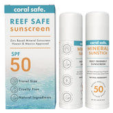Coral Safe Reef Sunscreen Face Stick 2Pack being applied for UV protection on outdoors
