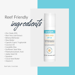 Coral Safe Reef Sunscreen Vitamin E enriched formula nourishes skin without heaviness