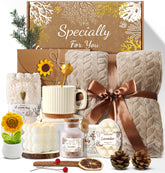 Coralogo sunflower spa basket packaging ready for gifting