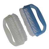 Coralpearl nail brush blue pack with soft bristles for gentle hand cleaning.